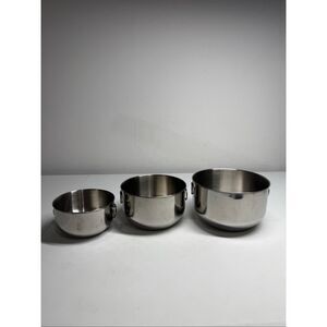 Vintage Farberware Stainless Steel Mixing Bowls Set of 3